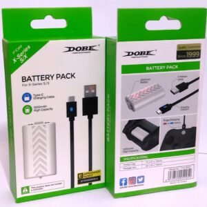 Bateria Recarregável Xbox Series C/ Cabo Usb 3 Metros C/ Led