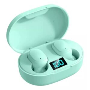Fone de Ouvido Bluetooth Sem Fio Wireless 5.1 Duplo Com Visor, Premium - Verde