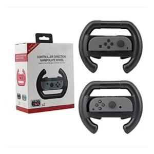 Par Volante N Switch Controle Joy con Grip Dobe - Preto