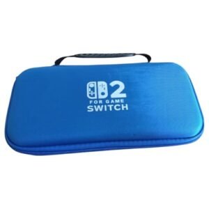 Estojo de transporte compatível com Switch 2 - Para console e acessórios Bolsa rígida portátil - Azul