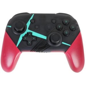 Controle Switch, Pro, Sem Fio, Vibração HD, Controle de Movimento, Funcionalidade Embutida - Rosa e Preto