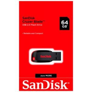 Pen Driver Sandisk Com jogos - 64g