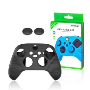 Capa De Silicone Xbox Series X/s para Controle C/Grips - Preto
