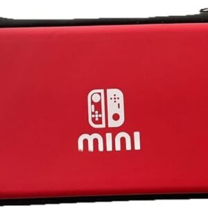 Case Mini Bag Bolsa de Transporte Capa De Proteção Compatível com Console Switch Lite - Vermelho